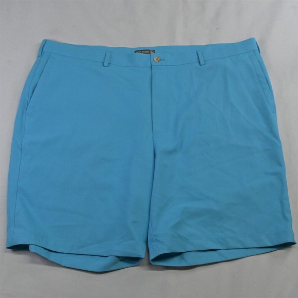 Peter Millar 42 x 9" Blue MS14EB82 Saleem High Drape Performance Golf Shorts - Picture 1 of 5